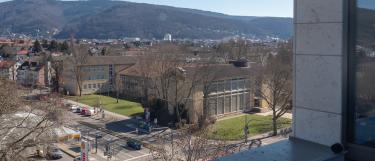 Bunsen Gymnasium from Rooftop